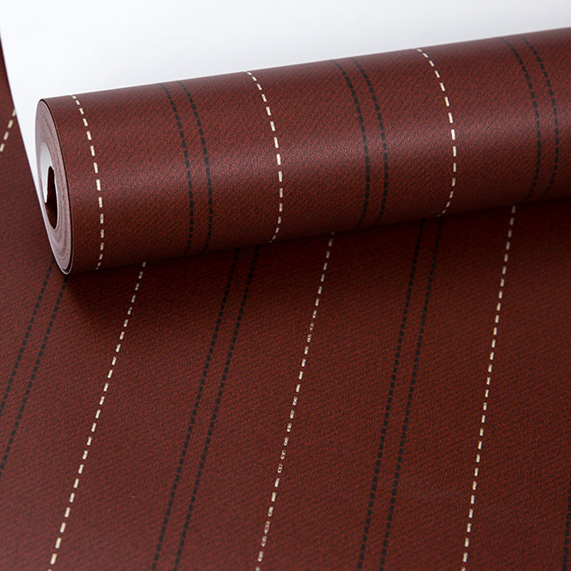 Vertical Stripes Wallpaper Roll for Accent Wall, Neutral Color, 33-foot x 20.5-inch Clearhalo 'Modern wall decor' 'Modern' 'Wallpaper' Wall Decor' 1122591