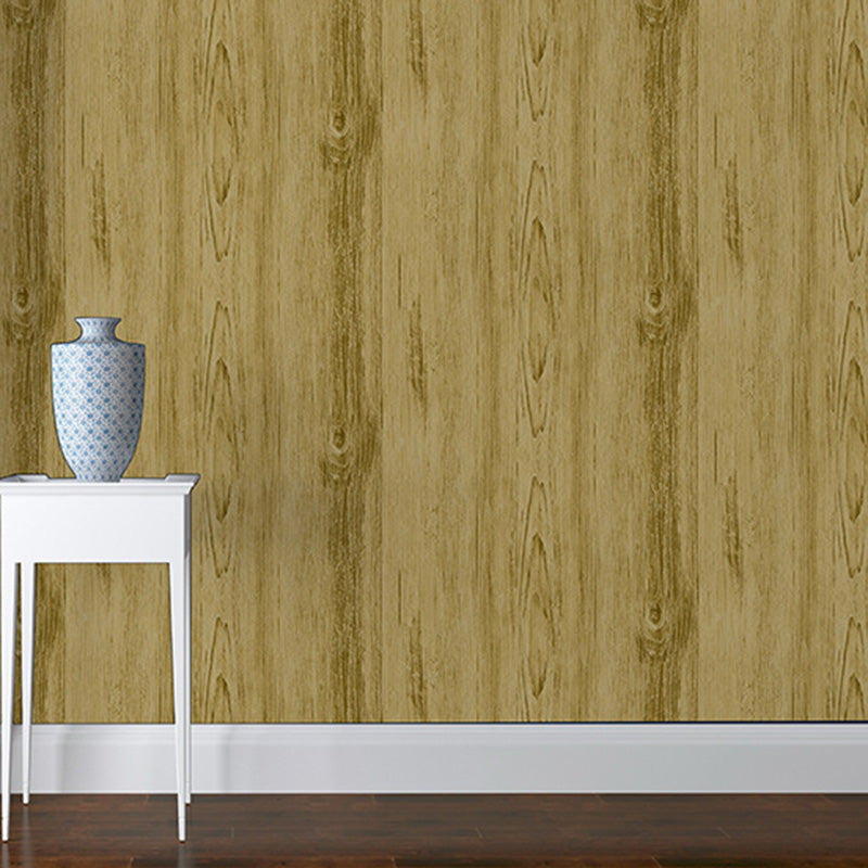 Distressed Wood Wallpaper Roll for Home Decoration, Natural Color, 20.5-inch x 33-foot Light Brown Clearhalo 'Country wall decor' 'Rustic' 'Wallpaper' Wall Decor' 1123071