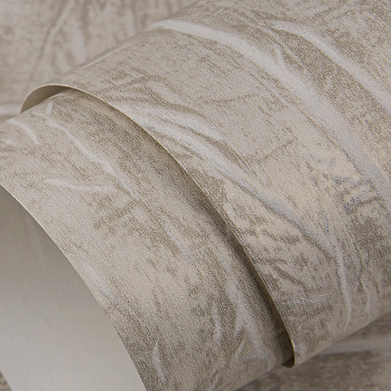 Wood Look Wall Covering 33' by 20.5" Wallpaper for Bedroom Decoration, Non-Pasted Smoke Gray Clearhalo 'Country wall decor' 'Rustic' 'Wallpaper' Wall Decor' 1123180