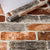 Brickwork Wallpaper Roll Coffee Shop Decorative Wall Covering in Natural Color, 20.5"W x 33'L Red Brown Clearhalo 'Country wall decor' 'Rustic' 'Wallpaper' Wall Decor' 1123265