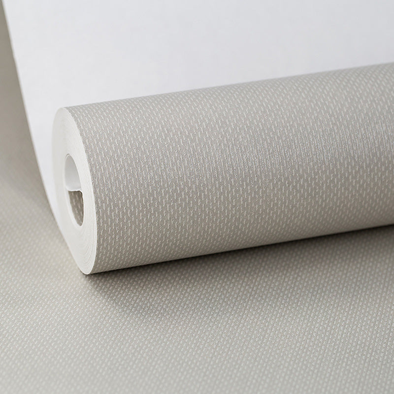 Nordic Textured Wallpaper Roll for Guest Room Decor, Natural Color, 33'L x 20.5"W Clearhalo 'Modern wall decor' 'Modern' 'Wallpaper' Wall Decor' 1123992