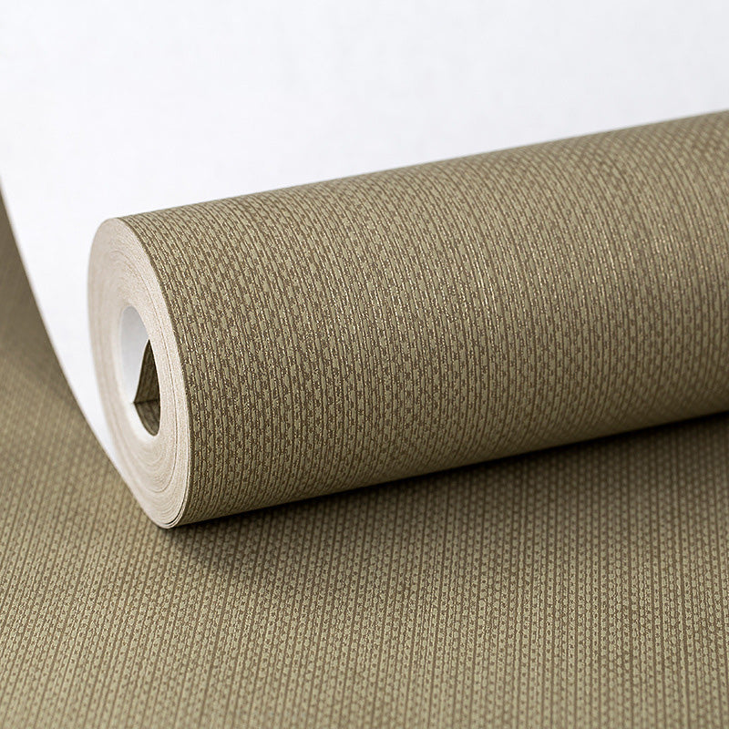 Linen Textured Wall Decor in Neutral Color Non-Woven Fabric Wallpaper for Home, 20.5"W x 33'L Clearhalo 'Modern wall decor' 'Modern' 'Wallpaper' Wall Decor' 1124013