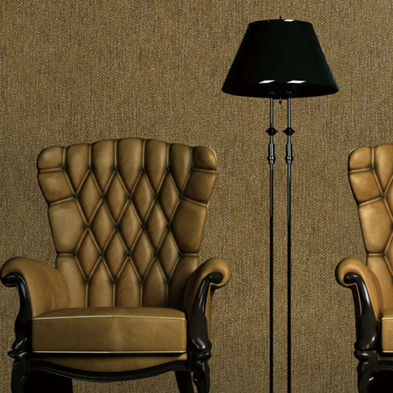 33' x 20.5" Modern Wallpaper Roll for Accent Wall with Textured Surface Design in Neutral Color Gold Clearhalo 'Modern wall decor' 'Modern' 'Wallpaper' Wall Decor' 1124169