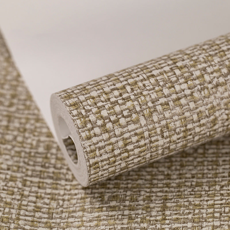 Water-Resistant Linen Surface Wallpaper Roll Non-Woven Fabric Simple Wall Decor for Bedroom Clearhalo 'Modern wall decor' 'Modern' 'Wallpaper' Wall Decor' 1124184