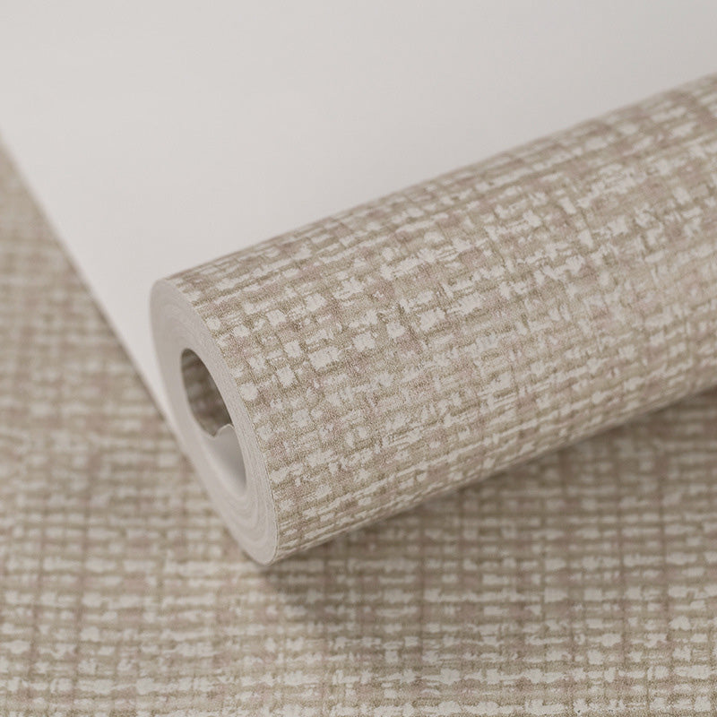Water-Resistant Linen Surface Wallpaper Roll Non-Woven Fabric Simple Wall Decor for Bedroom Clearhalo 'Modern wall decor' 'Modern' 'Wallpaper' Wall Decor' 1124187