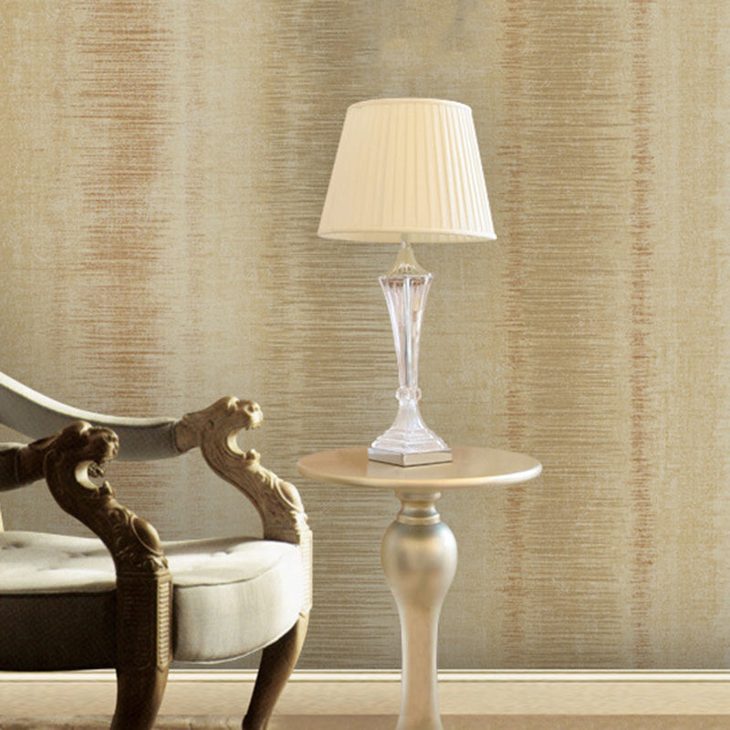 Nordic Stripes Wallpaper Roll for Living Room Decor, Natural Color, 20.5-inch x 33-foot Yellow-Brown Clearhalo 'Modern wall decor' 'Modern' 'Wallpaper' Wall Decor' 1124909