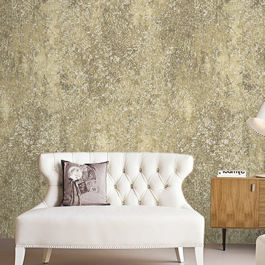Stain-Resistant Cement Look Wall Covering 33'L x 20.5"W Retro Wallpaper Roll for Bedroom Gold-Brown Clearhalo 'Modern wall decor' 'Modern' 'Wallpaper' Wall Decor' 1125007