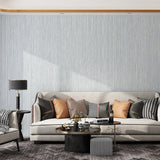 Simple Vertical Stripe Wallpaper for Home Decoration, 20.5"W x 31'L Wall Covering in Neutral Color Grey Clearhalo 'Modern wall decor' 'Modern' 'Wallpaper' Wall Decor' 1125032
