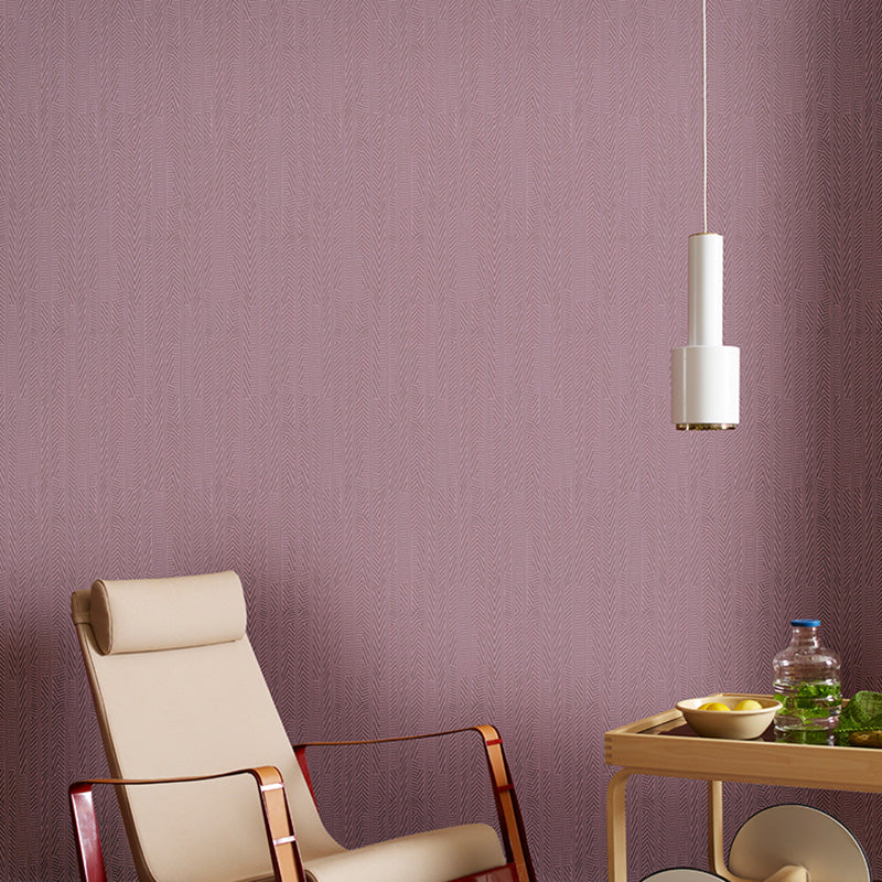 31' x 20.5" Lines Wallpaper for Living Room Textured Wall Decor in Bright Color, Stain-Resistant Purple-Pink Clearhalo 'Modern wall decor' 'Modern' 'Wallpaper' Wall Decor' 1125057