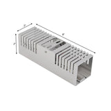 Slotted Aluminum Sconce Lamp Modern Brushed Silver LED Wall Lighting Fixture in Multicolored Light Clearhalo 'Cast Iron' 'Glass' 'Industrial' 'Modern wall lights' 'Modern' 'Tiffany' 'Traditional wall lights' 'Wall Lamps & Sconces' 'Wall Lights' Lighting' 1125833