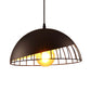 12"/14" Wide 1 Head Bowl Hanging Light Retro Style Black/Gray Finish Metal Pendant Lighting for Dining Table Clearhalo 'Ceiling Lights' 'Modern Pendants' 'Modern' 'Pendant Lights' 'Pendants' Lighting' 1126763