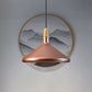 7"/11"/15" Wide Conic Kitchen Hanging Ceiling Light Retro Stylish Metal and Wood 1 Light Silver/Rose Gold Pendant Lighting Clearhalo 'Ceiling Lights' 'Modern Pendants' 'Modern' 'Pendant Lights' 'Pendants' Lighting' 1127144