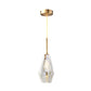 4.5"/9"/12" Wide Glass Shade Hanging Light with Brass Lamp Socket One Light Modern Pendant Light for Office Clearhalo 'Ceiling Lights' 'Glass shade' 'Glass' 'Modern Pendants' 'Modern' 'Pendant Lights' 'Pendants' Lighting' 1127524
