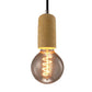 Cement Open Bulb Hanging Lamp 1 Light Minimalist Style Mini Pendant Light for Cafe Restaurant Clearhalo 'Ceiling Lights' 'Modern Pendants' 'Modern' 'Pendant Lights' 'Pendants' Lighting' 1127628
