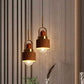 Rustic Style Hanging Light Wood Single Light Brown Pendant Lamp for Living Room Kitchen Clearhalo 'Ceiling Lights' 'Modern Pendants' 'Modern' 'Pendant Lights' 'Pendants' Lighting' 1127782