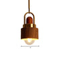 Rustic Style Hanging Light Wood Single Light Brown Pendant Lamp for Living Room Kitchen Clearhalo 'Ceiling Lights' 'Modern Pendants' 'Modern' 'Pendant Lights' 'Pendants' Lighting' 1127784