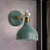 Angle Adjustable Metal Onion Wall Light 1 Light Nordic Sconce Lighting in Candy Color for Bathroom Green Clearhalo 'Cast Iron' 'Glass' 'Industrial' 'Modern wall lights' 'Modern' 'Tiffany' 'Traditional wall lights' 'Wall Lamps & Sconces' 'Wall Lights' Lighting' 1127865
