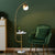 Gold Finish Ball Floor Table Lamp Postmodern 1-Light Metallic Standing Floor Light Gold Clearhalo 'Floor Lamps' 'Lamps' Lighting' 1135894