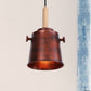 Vintage Stylish Bucket Pendant Light 1 Light Metallic Hanging Ceiling Light in Black/Grey for Dining Room Clearhalo 'Art Deco Pendants' 'Black' 'Cast Iron' 'Ceiling Lights' 'Ceramic' 'Crystal' 'Industrial Pendants' 'Industrial' 'Metal' 'Middle Century Pendants' 'Pendant Lights' 'Pendants' 'Rustic Pendants' 'Tiffany' Lighting' 1135942