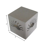 Aluminum Cutouts Tentacle Flush Mount Creative Modern LED Silver Wall Sconce in Red/Blue/Purple Light for Corridor Clearhalo 'Cast Iron' 'Glass' 'Industrial' 'Modern wall lights' 'Modern' 'Tiffany' 'Traditional wall lights' 'Wall Lamps & Sconces' 'Wall Lights' Lighting' 1136682