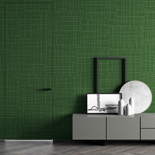 57.1 sq ft. Minimalist Wallpaper Roll for Home Decoration with Textured Design in Bright Color Green Clearhalo 'Modern wall decor' 'Modern' 'Wallpaper' Wall Decor' 1136870