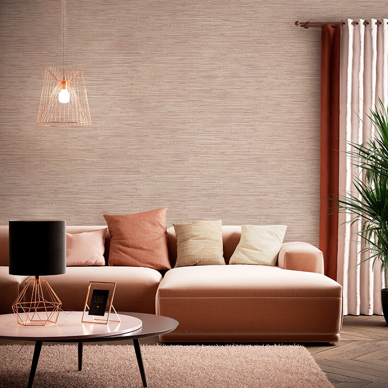 Stain-Resistant Stripes Wallpaper for Children in Pastel Color, Non-Pasted, 33'L x 20.5"W Clearhalo 'Modern wall decor' 'Modern' 'Wallpaper' Wall Decor' 1137010