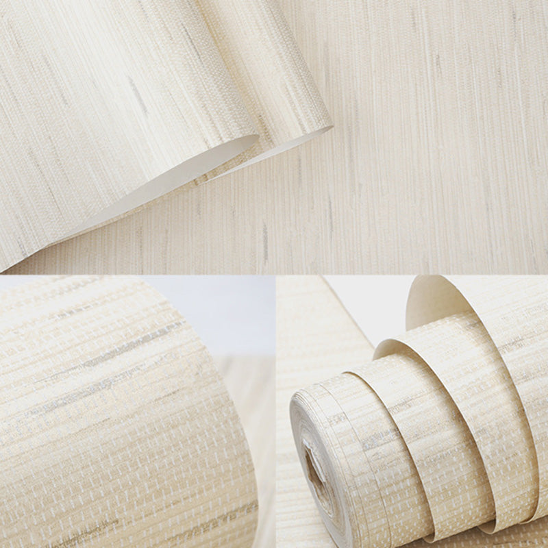 Stain-Resistant Stripes Wallpaper for Children in Pastel Color, Non-Pasted, 33'L x 20.5"W Clearhalo 'Modern wall decor' 'Modern' 'Wallpaper' Wall Decor' 1137014