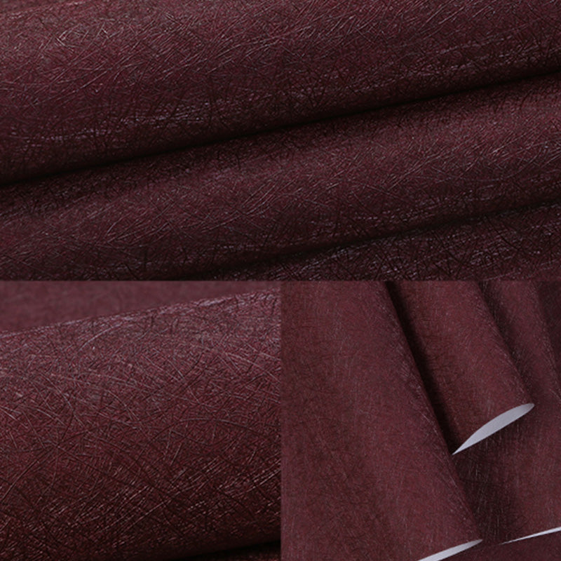 Waterproof Natural Silk Wall Decor Non-Woven Fabric Contemporary Wallpaper for Bedroom Clearhalo 'Modern wall decor' 'Modern' 'Wallpaper' Wall Decor' 1137023