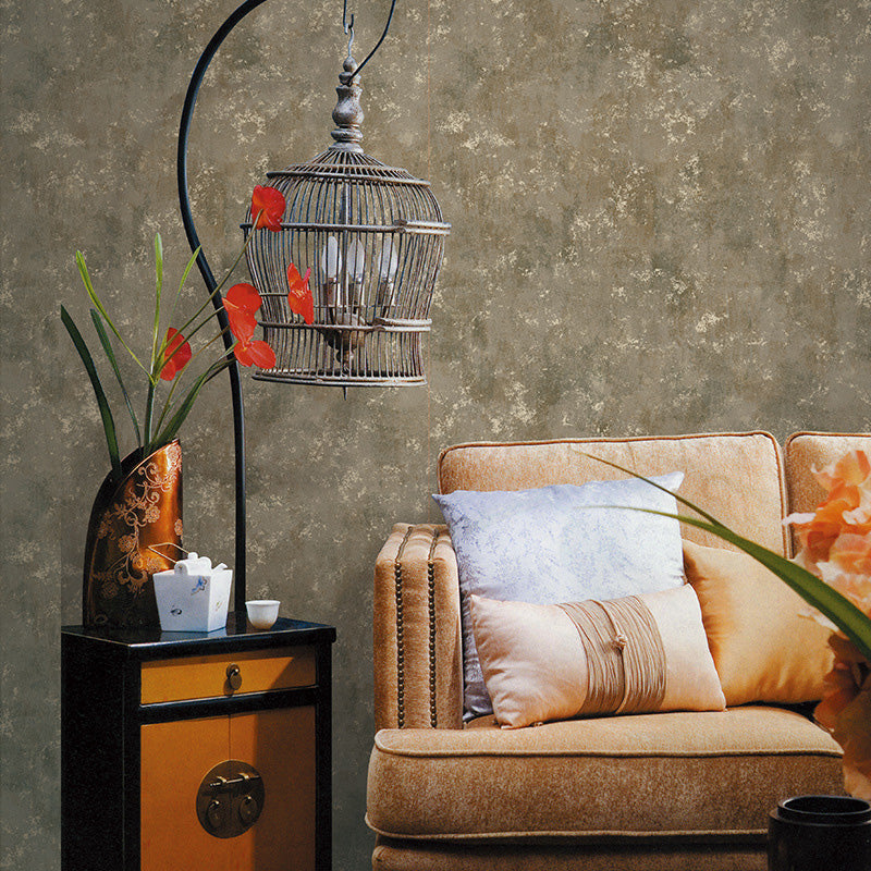 Nordic Plain Color Design Wallpaper for Living Room, 33'L x 20.5"W Wall Covering in Natural Color Coffee Clearhalo 'Modern wall decor' 'Modern' 'Wallpaper' Wall Decor' 1137060