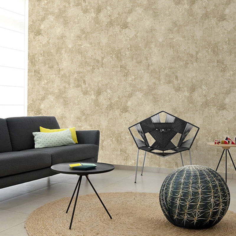 Nordic Plain Color Design Wallpaper for Living Room, 33'L x 20.5"W Wall Covering in Natural Color Beige Clearhalo 'Modern wall decor' 'Modern' 'Wallpaper' Wall Decor' 1137072