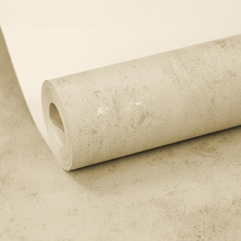 Nordic Plain Color Design Wallpaper for Living Room, 33'L x 20.5"W Wall Covering in Natural Color Clearhalo 'Modern wall decor' 'Modern' 'Wallpaper' Wall Decor' 1137073