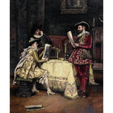 Illustration The Connoisseurs Wall Mural Customized Wall Covering for Living Room Decor