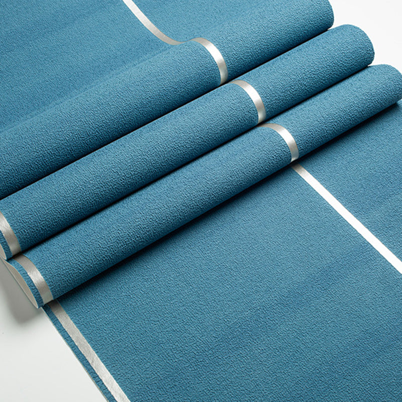 Modern Dark Color Flock Wallpaper Glitter Solid Moisture-Resistant Wall Covering for Living Room Clearhalo 'Modern wall decor' 'Modern' 'Wallpaper' Wall Decor' 1151162