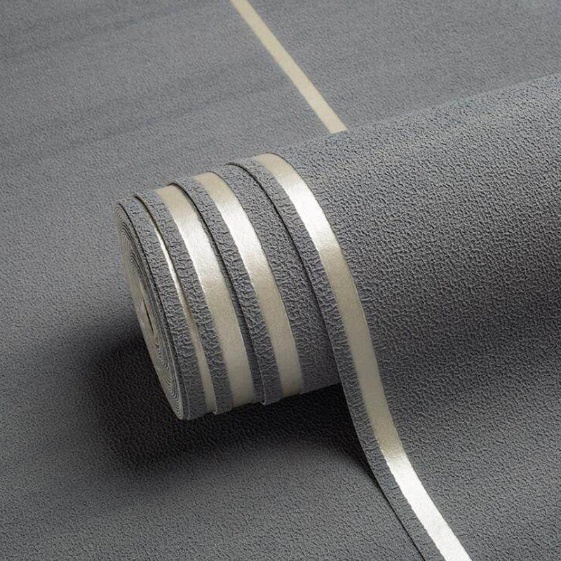 Modern Dark Color Flock Wallpaper Glitter Solid Moisture-Resistant Wall Covering for Living Room Clearhalo 'Modern wall decor' 'Modern' 'Wallpaper' Wall Decor' 1151174