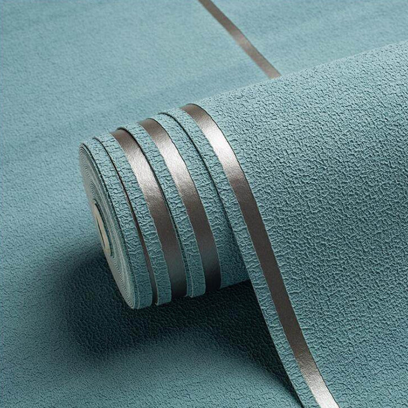 Modern Dark Color Flock Wallpaper Glitter Solid Moisture-Resistant Wall Covering for Living Room Clearhalo 'Modern wall decor' 'Modern' 'Wallpaper' Wall Decor' 1151182