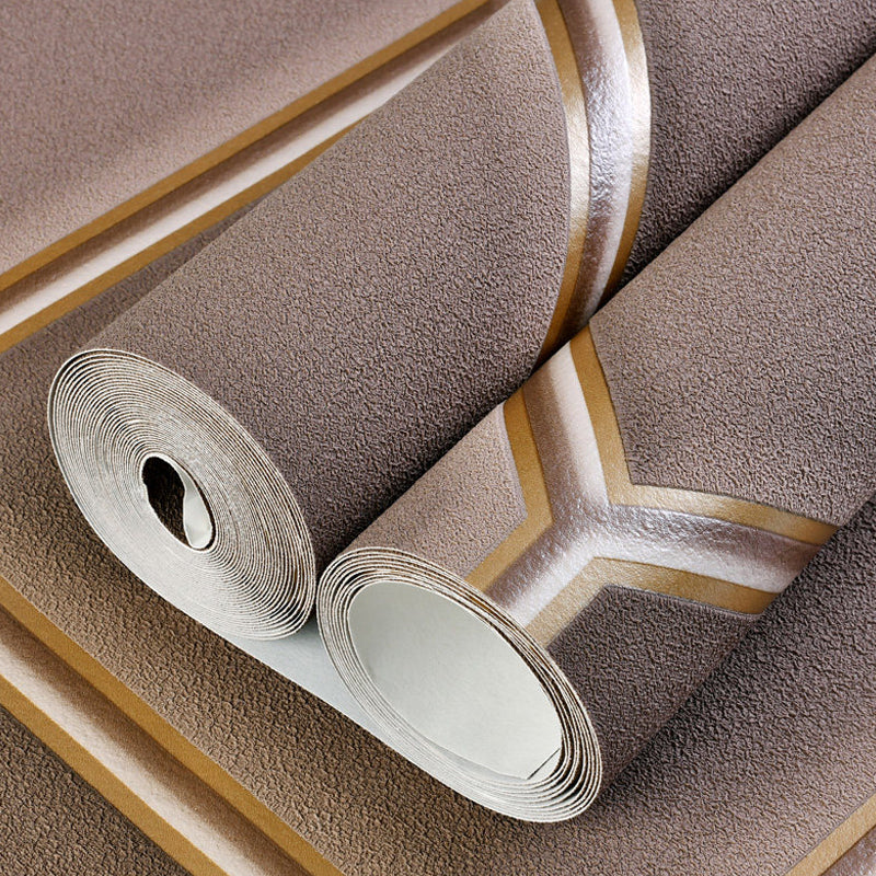 Rhombus 33' x 20.5" Wallpaper Dark Color Textured Moisture-Resistant Wall Art with Decorative Diamond Clearhalo 'Modern wall decor' 'Modern' 'Wallpaper' Wall Decor' 1151220