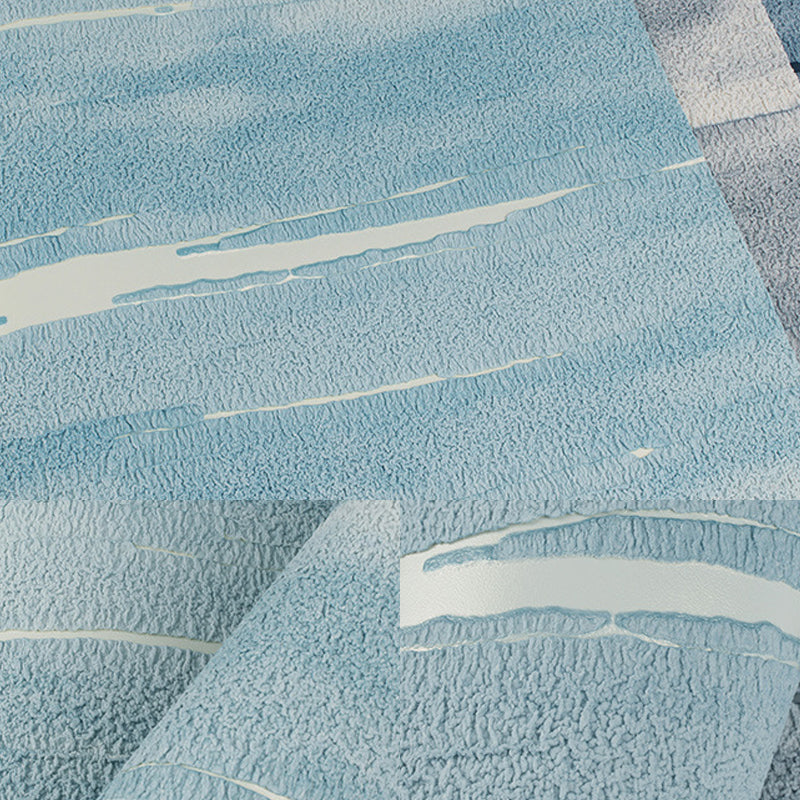 Modern Pastel Color Flock Wallpaper Textured Abstract Unpasted Wall Covering for Home Decor Clearhalo 'Wall Decor' 'Wallpaper' 1151295