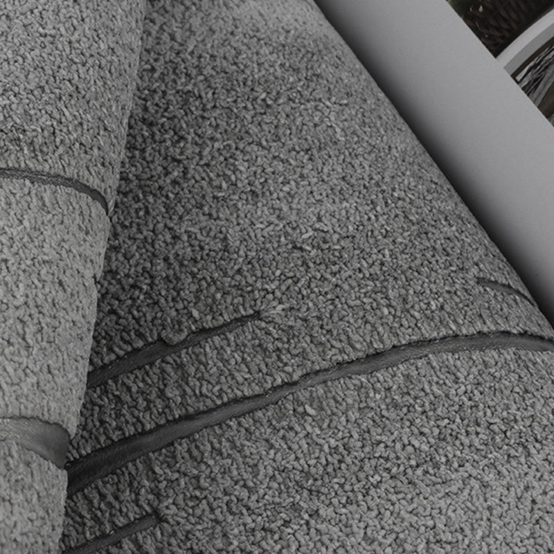 Modern Pastel Color Flock Wallpaper Textured Abstract Unpasted Wall Covering for Home Decor Clearhalo 'Wall Decor' 'Wallpaper' 1151298