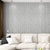 Flock Wall Covering Brick Effect Construction Textured Wallpaper Roll, 71.6-sq ft Silver Gray Clearhalo 'Industrial wall decor' 'Industrial' 'Wallpaper' Wall Decor' 1151318