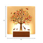 Wood Square Tree and Animal Wall Mural Light Chinese Style LED Acrylic Wall Lighting Fixture Clearhalo 'Wall Lamps & Sconces' 'Wall Lights' Lighting' 1155444