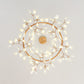 Branch Chandelier Light Fixture with Leaf Deco Modern Style Acrylic and Metal 81/108 Lights Gold Hanging Lamp Clearhalo 'Ceiling Lights' 'Chandeliers' 'Modern Chandeliers' 'Modern' Lighting' 115999