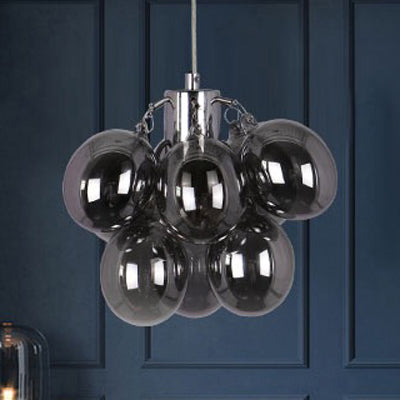 Cloth Shop Bubble Pendant Light Glass One Light Modern Creative Hanging Lamp Clearhalo 'Ceiling Lights' 'Chandeliers' 'Clear' 'Glass shade' 'Glass' 'Industrial' 'Modern Chandeliers' 'Modern' 'Tiffany' 'Traditional Chandeliers' Lighting' 116992