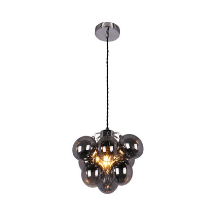 Cloth Shop Bubble Pendant Light Glass One Light Modern Creative Hanging Lamp Smoke Gray Clearhalo 'Ceiling Lights' 'Chandeliers' 'Clear' 'Glass shade' 'Glass' 'Industrial' 'Modern Chandeliers' 'Modern' 'Tiffany' 'Traditional Chandeliers' Lighting' 116994