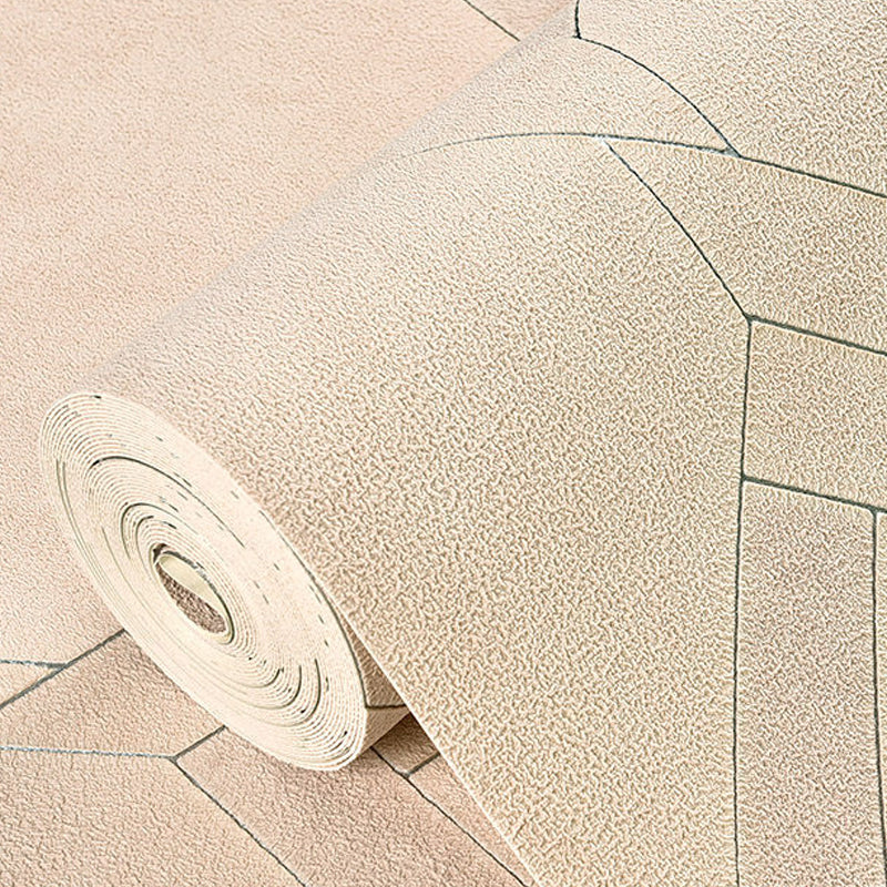 Matrix 57.1-sq ft Wallpaper Roll Pastel Color Textured Moisture Resistant Wall Art for Bedroom Clearhalo 'Modern wall decor' 'Modern' 'Wallpaper' Wall Decor' 1169960