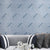 Matrix 57.1-sq ft Wallpaper Roll Pastel Color Textured Moisture Resistant Wall Art for Bedroom Ocean Blue Clearhalo 'Modern wall decor' 'Modern' 'Wallpaper' Wall Decor' 1169976