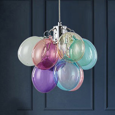 Cloth Shop Bubble Pendant Light Glass One Light Modern Creative Hanging Lamp Clearhalo 'Ceiling Lights' 'Chandeliers' 'Clear' 'Glass shade' 'Glass' 'Industrial' 'Modern Chandeliers' 'Modern' 'Tiffany' 'Traditional Chandeliers' Lighting' 116998