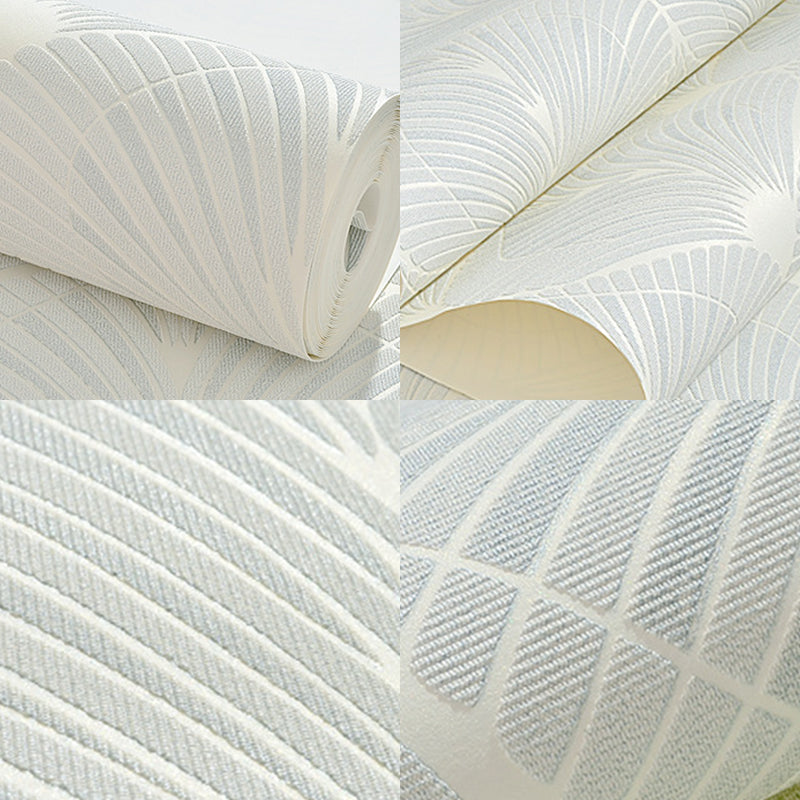 Plant Soft Color Wall Covering Foliage Non-Pasted Wallpaper Roll with Bedroom Decoration Clearhalo 'Country wall decor' 'Rustic' 'Wallpaper' Wall Decor' 1170125