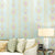 Wall Art Peony and Scroll Soft Color Vintage Non-Woven Wallpaper for Accent Wall Turquoise Clearhalo 'Vintage wall decor' 'Vintage' 'Wallpaper' Wall Decor' 1170256