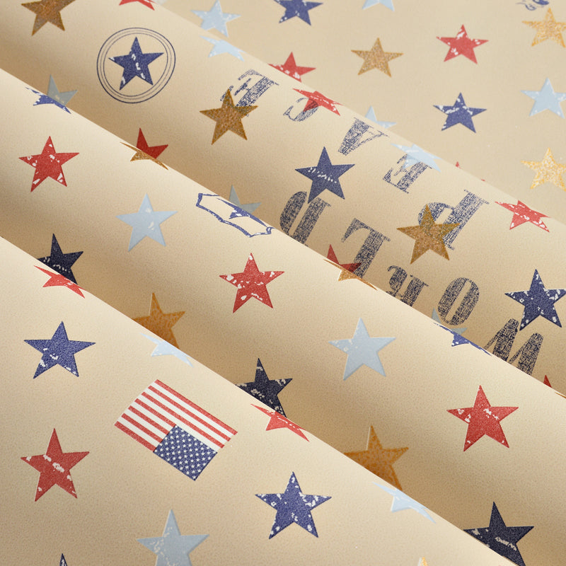 Novelty 54.2-sq ft Wallpaper Star Pattern Non-Pasted Wall Decor in Multi-Color for Kids Room Clearhalo 'Wall Decor' 'Wallpaper' 1170307