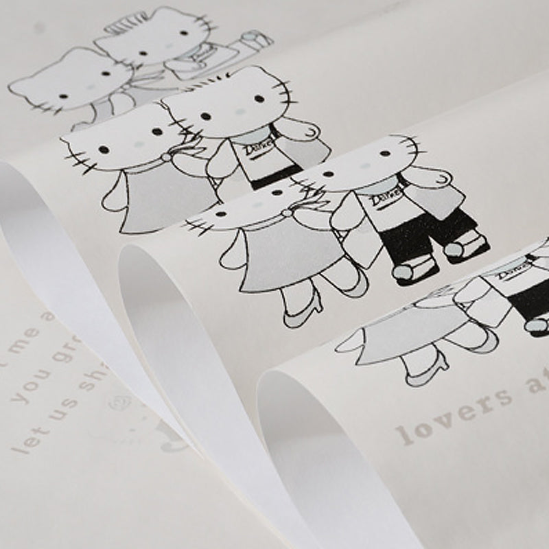 Non-Woven Wallpaper Kitten Animal Smooth Surface Wall Covering for Children's Bedroom Clearhalo 'Wall Decor' 'Wallpaper' 1170334